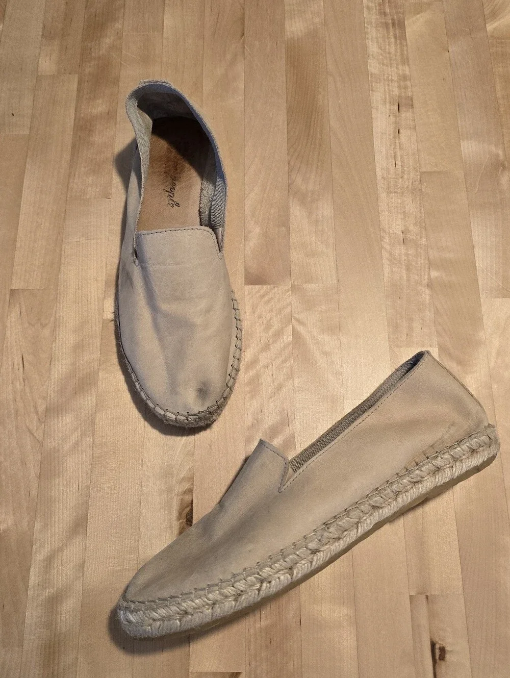 Free People Laurel Canyon Leather Espadrilles Size 40